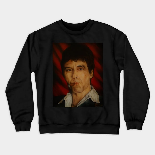 Scarface Crewneck Sweatshirt by Amber's Dreams